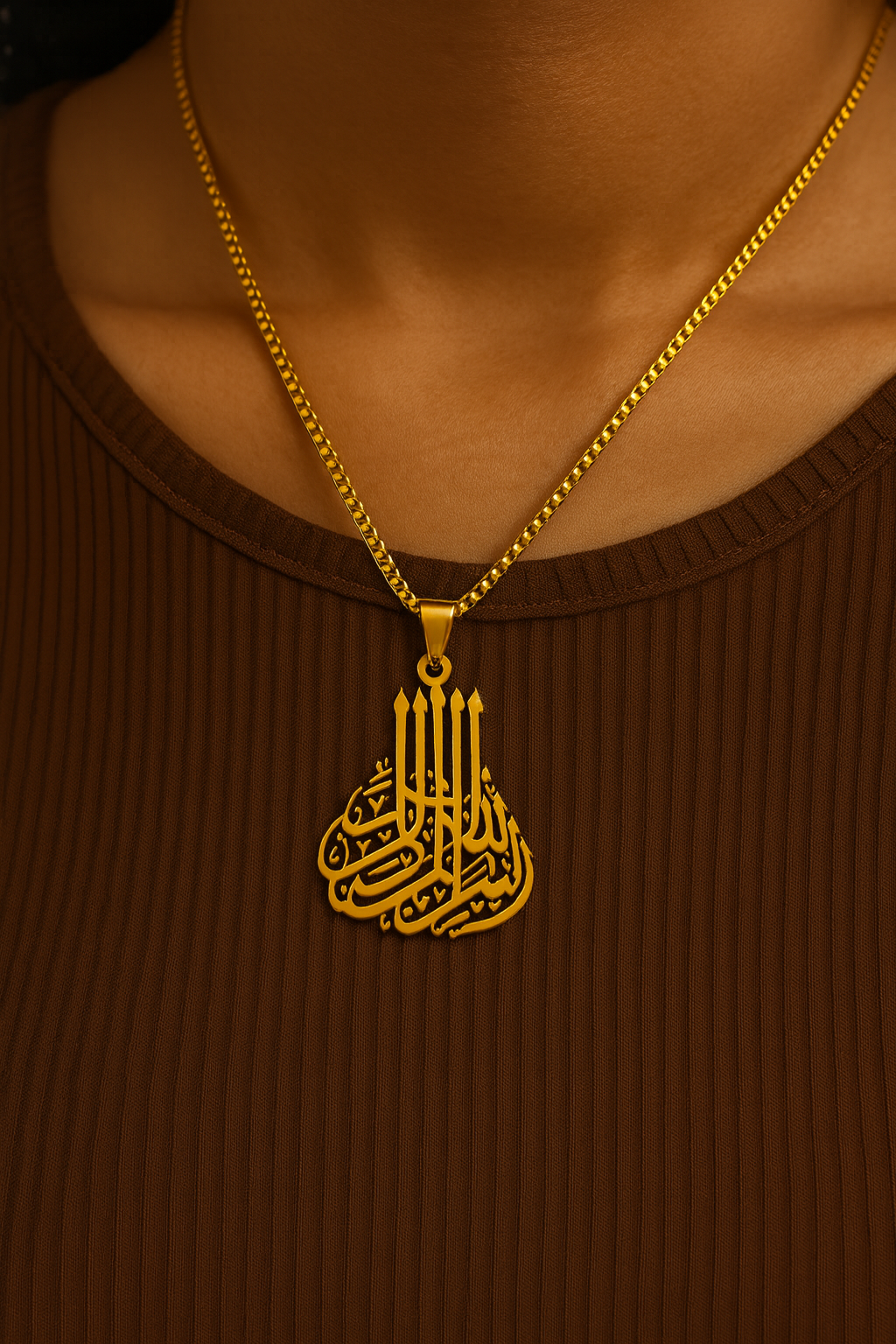 Arabic Calligraphy Necklace