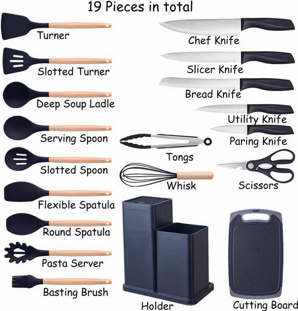 19 Pcs Essentials Kitchen Set