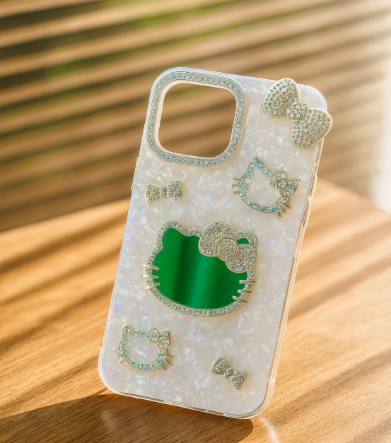 Luxury Bling Kitty Crystal iPhone Case