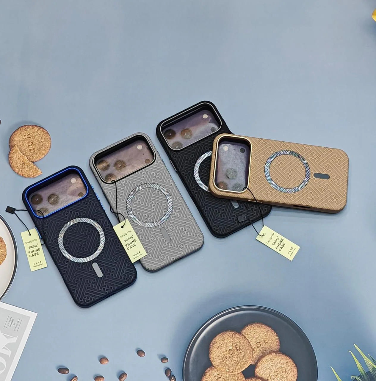 Luxury 17 Pro Max Pattern MagSafe iPhone Case